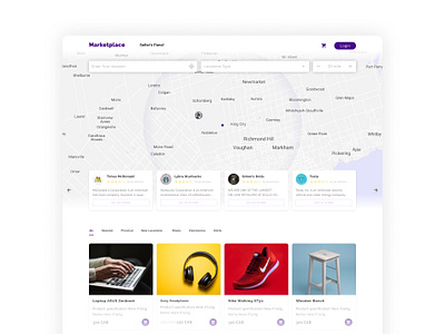 Marketplace Home Page landing marketplace product design ui design website