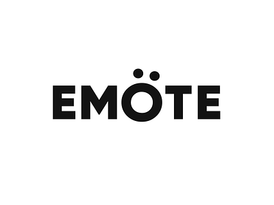 Emote logo animation animation awwwards behance black branding design emote interaction interactive logo logo animation logo interaction logo motion motion