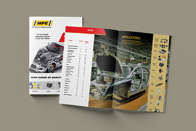 Catalogue for automotive switches catalogue design design typography