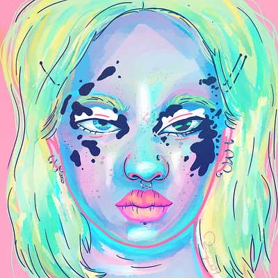 Colorful Dreams art colors ill illustration portrait