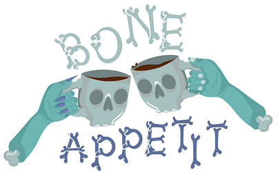 BONE APPETIT art branding design illustration