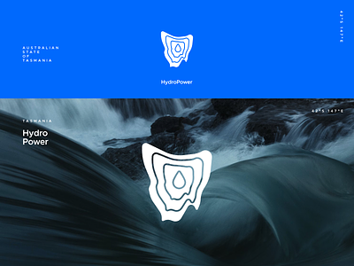 HydroPower Tasmania | Visual Identity branding design illustration logo logo design mark photoshop ux vector