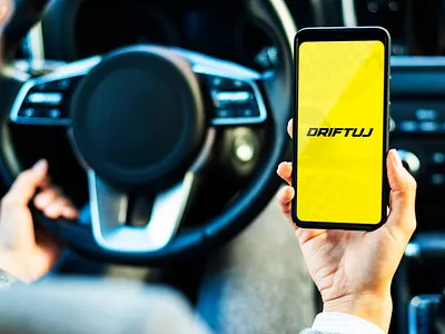 Driftuj branding design grafika graphic design graphics logo logodesign logos modern logo motosport ui