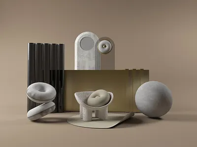 Furniture C4D 3d c4d cinema4d furniture design vray