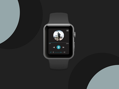 Daily UI #009 - Music Player apple watch apple watch music app daily ui daily ui challenge design figma music music player ui ui apple watch ui challenge ui design watch design