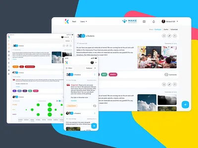 E-Learning SaaS solution dashboard ui edtech elearning product design saas ui ux