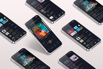 Music Sharing App app design graphic design mus ui ux