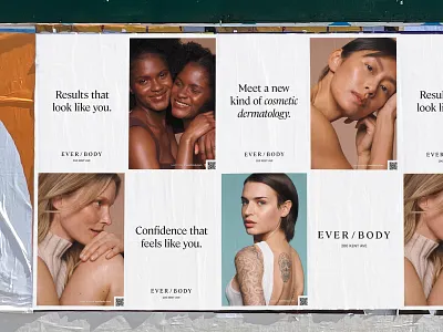 Ever/Body Wild Postings advertisting art direction design graphic design marketing print print design wild posting