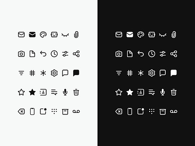 Icons branding glyphs graphic design iconography icons illustration mobile app ui vector