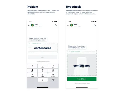 QR code screens usability testing with Maze app camera components enter code experiment gui guidelines ios app maze mobile input qr code research typography ui usability testing user experience design user interface design user test user testing ux