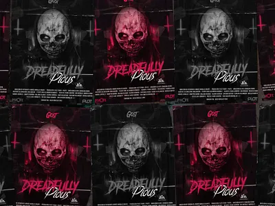 Dreadfully Pious - Poster design graphic design photography poster