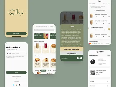 Coffee delivery app☕️ app coffee delivery design figma ui ux