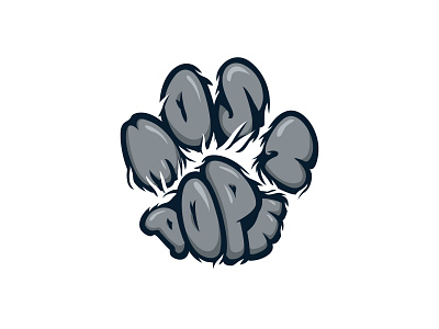 Most Dope Monday 48 dogs illustration most dope paw typography