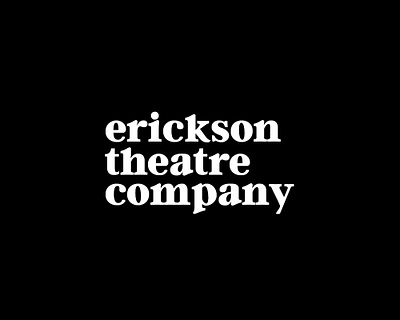 Erickson Theatre Company branding logo minimal