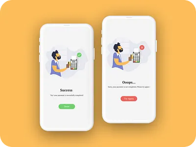 Success, Error. Challenge #11 3d animation dailyui logo motion graphics ui