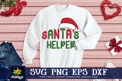 Santas helper SVG digital download