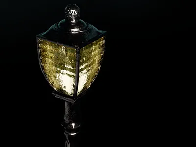 A light of hope 2 3dmodel blender blender3d cycles dark darkness design hope lamp light photoshop render