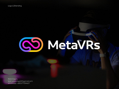 Metaverse Logo Exploration | Modern VR Logo Concept brand identity branding creative logo gradient logo icon logo logo design logo designer logomark logos logotype loop logo mark metaverse metaverse logo minimalist logo modern logo symbol vr web3