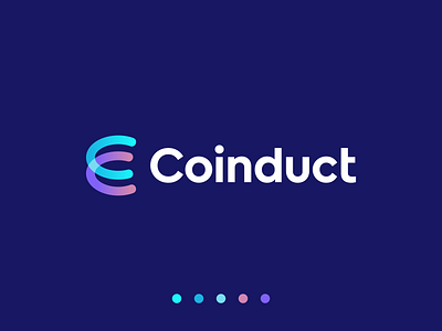 Coinduct Logo Design appicon blockchain brand branding c c logo creative crypto cryptocurrency design gradient icon letter c logo logodesign logotype modern software symbol tech