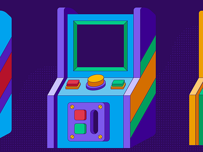 Bitcoin Arcade animation arcade arcade machine bitcoin blockchain branding crypto cryptocurrency design illustration retro stacker game