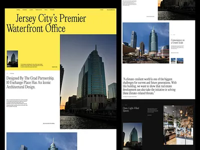 10Exchange clean design layout minimal typography website whitespace