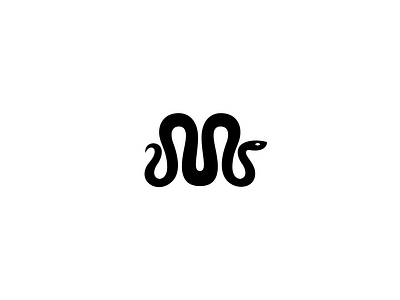 Snake + M aquatics branding concept double meaning letter lettermark logo m m letter marketplace online rebranding redesign reptile roxana niculescu simple snake