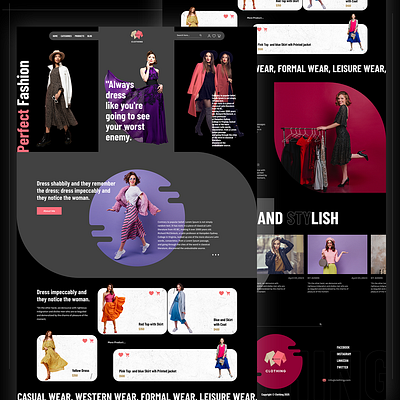 Clothing Fashion Website Landing Page clothing fashion website clothing website landing page clothing website page fashion website landing page fashion website page website landing page