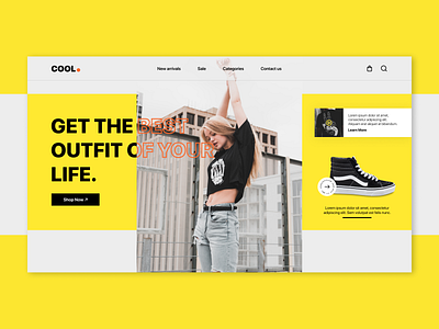 Website Design - Clothing Brand brand branding cart clothing customer design e commerce fashion illustration logo mobile app products service shop shopping style ui ux vector web design