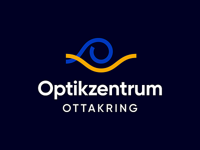 Optikzentrum Final Logo Design eye icon line logo logodesign logotype medicine monogram optic sign symbol