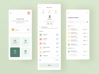 App for local Grocery app bill creative customer design fruit grocery ios list local manage manager managing mobile mockup order shop ui ux vegetable