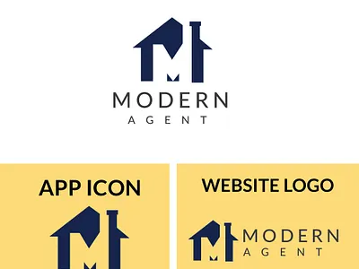 Real Estate Logo - Real Estate Agent 3d animation banner brand branding business card companylogo design flat logo graphic design logo luxury minimal motion graphics real estate real estate agent real estate logo realestatecompany ui