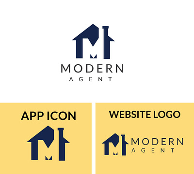 Real Estate Logo - Real Estate Agent 3d animation banner brand branding business card companylogo design flat logo graphic design logo luxury minimal motion graphics real estate real estate agent real estate logo realestatecompany ui