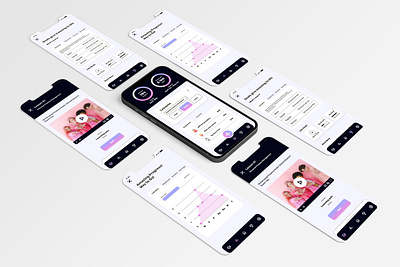 Finance App for Teens app designforsocialgood finance graphic design learnapp ui ux