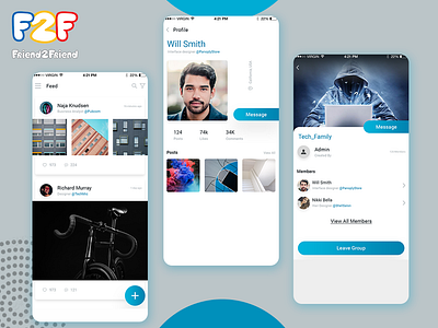 Friend2Friend android app app development design graphic design ios app logo ui ux