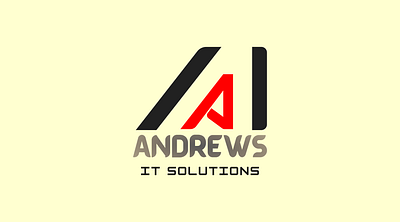 Sample Logos for Andrews IT Solution branding design flatminimalist graphic design icon illustration inkscape logo vector