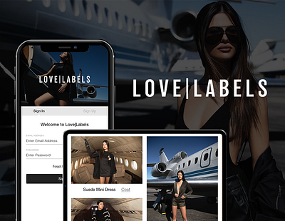 Love|Labels - Ecommerce Women's Fashion Application and Website android app app development design graphic design ios app logo ui ux