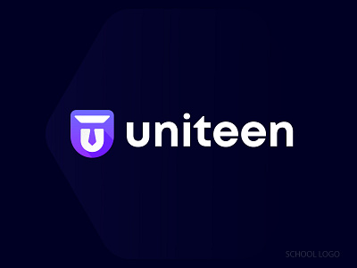 uniteen school logo design concept abstract brand mark branding college logo concept creative design education identity design logo logo branding logo design logo mark logodesign logos modern online education school logo univercity logo visual design