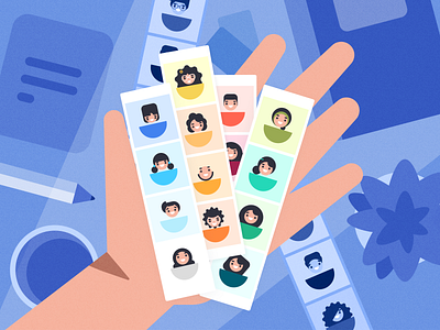 Default avatars | explorations avatars branding character default picture design education faces illustration illustrator learner photobooth photograph unacademy user