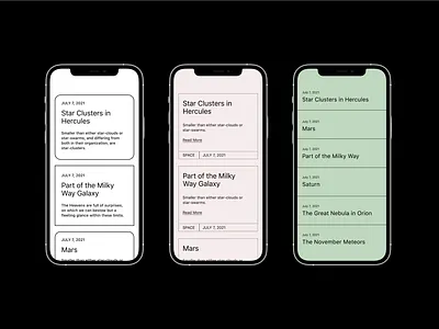 Mobile Blog Patterns block patterns design layout minimal typography ui vector webdesign wordpress