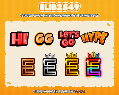 Custom emotes for twitch, youtube, discord and facebook custom text emotes hypr text emotes letter e emotes rainboe emotes red emotes text emotes twitch badges twitch emotes