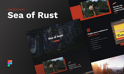 Sea of Rust iconography interface ui web web design