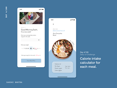 Meal Planner app appicon dailyui dailyui004 dailyuiday4 design fitnessapp mealplanner ui ux