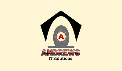 Sample Logo for Andrews IT Solution branding design flatminimalist graphic design icon illustration inkscape logo vector