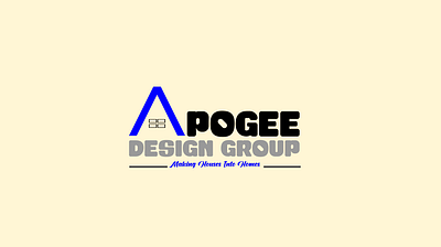 Sample Logo for Apogee Design Group begraphify branding design flatminimalist graphic design icon illustration inscape logo vector