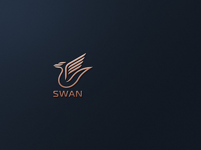 swan logo 3d banner branding bussines card company design forsale graphic design icon illustration logo newlogo renovo stationery style swan symbol typography vector web