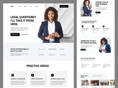 Lawyers website design exploration about contact homepage how it works landing landing page landingpage lawyer lawyer website legal consultant portfolio professional services website services testimonials web design webdesign website