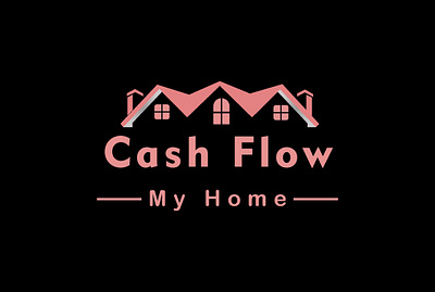 Real State Logo Design cash flow my home graphic design home home logo deisgn homedecor logodesign real state business realstate sohag sohaghossen