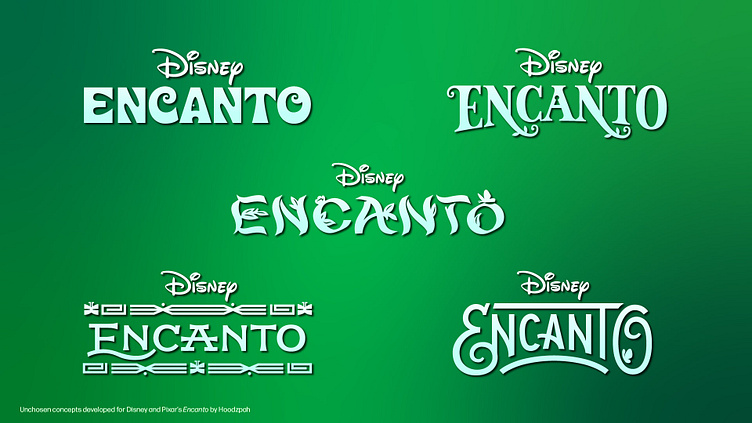 Disney's Encanto Movie Title Treatment Concepts by Amy Hood for ...