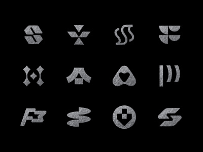 New Dribbble Masthead a brand branding f icon identity lettermark logo logo collection logofolio mark minimalist monogram p portfolio s