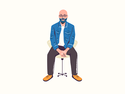 Mark branding design graphic illustration illustration art person portrait ui vector vector art websiteillustration